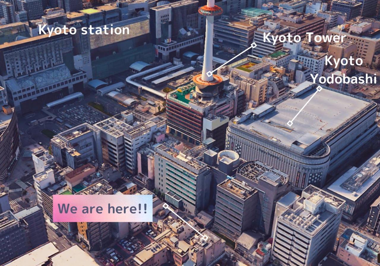 京都駅前ひふみ旅館（Hifumiryokan Kyoto Station) Dış mekan fotoğraf